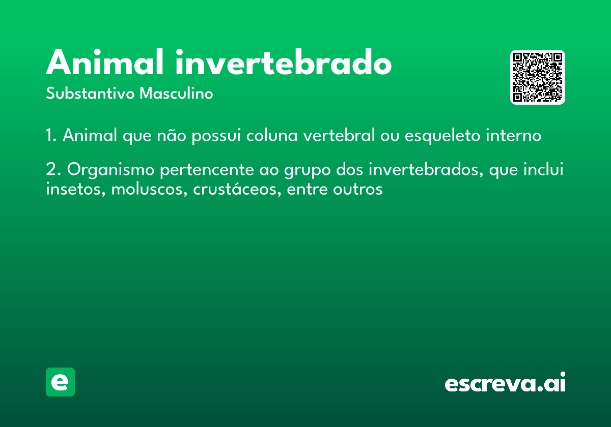 animal invertebrado