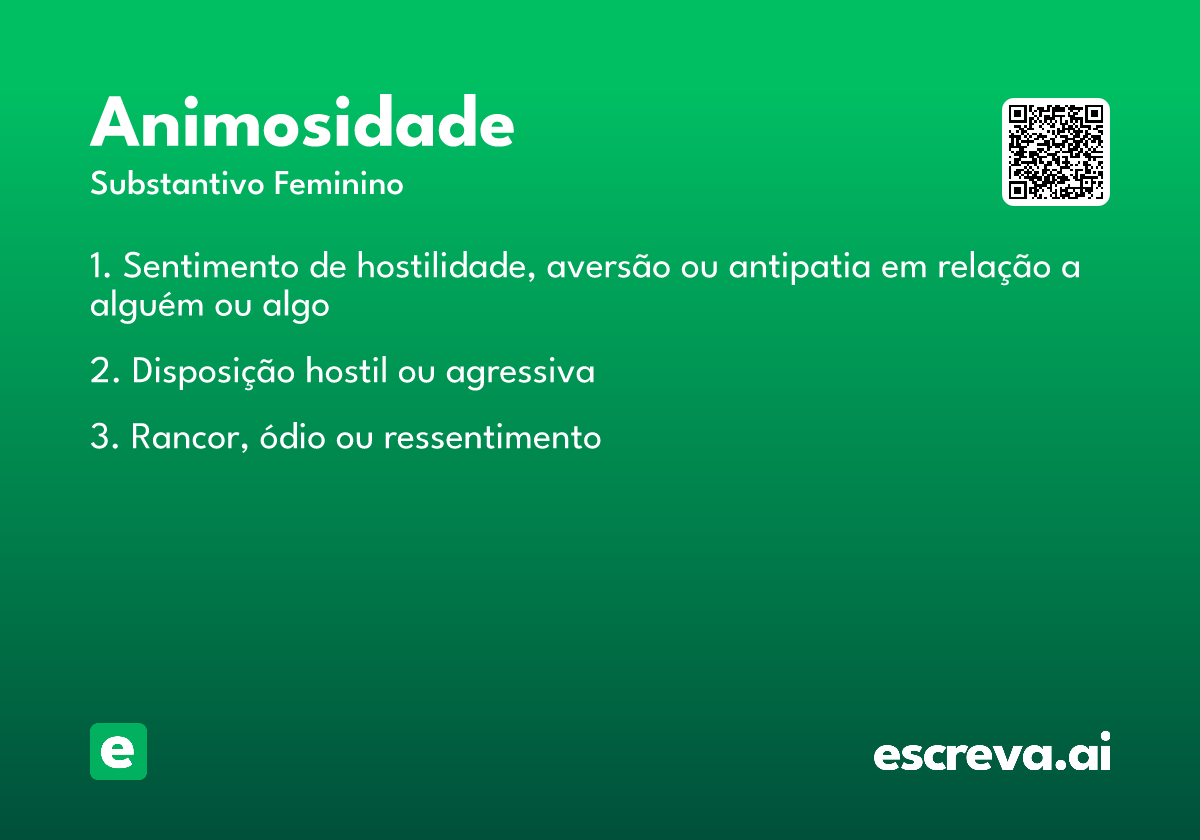 animosidade