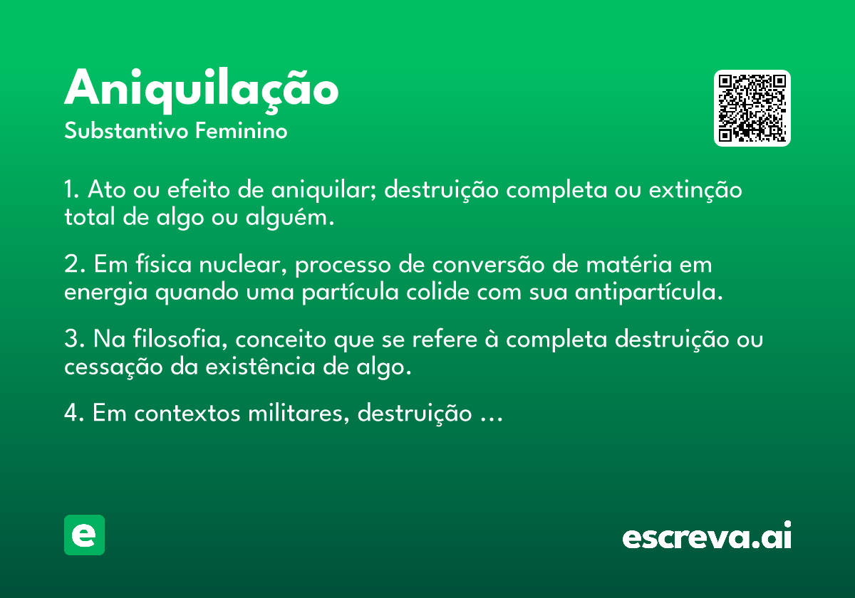 aniquilação