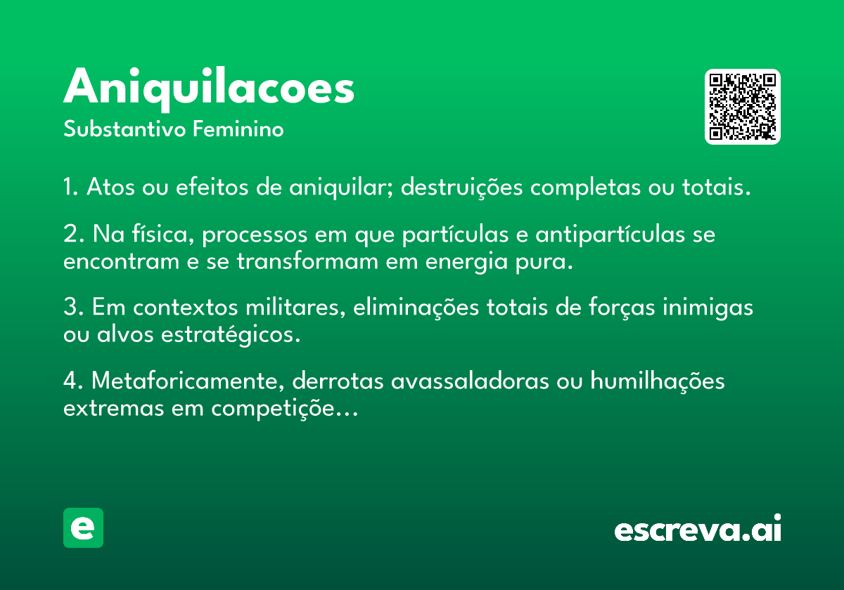 aniquilacoes