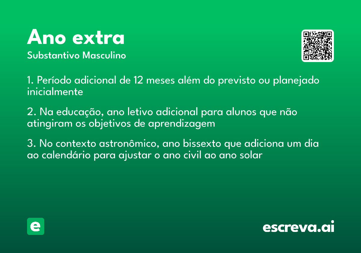 ano extra