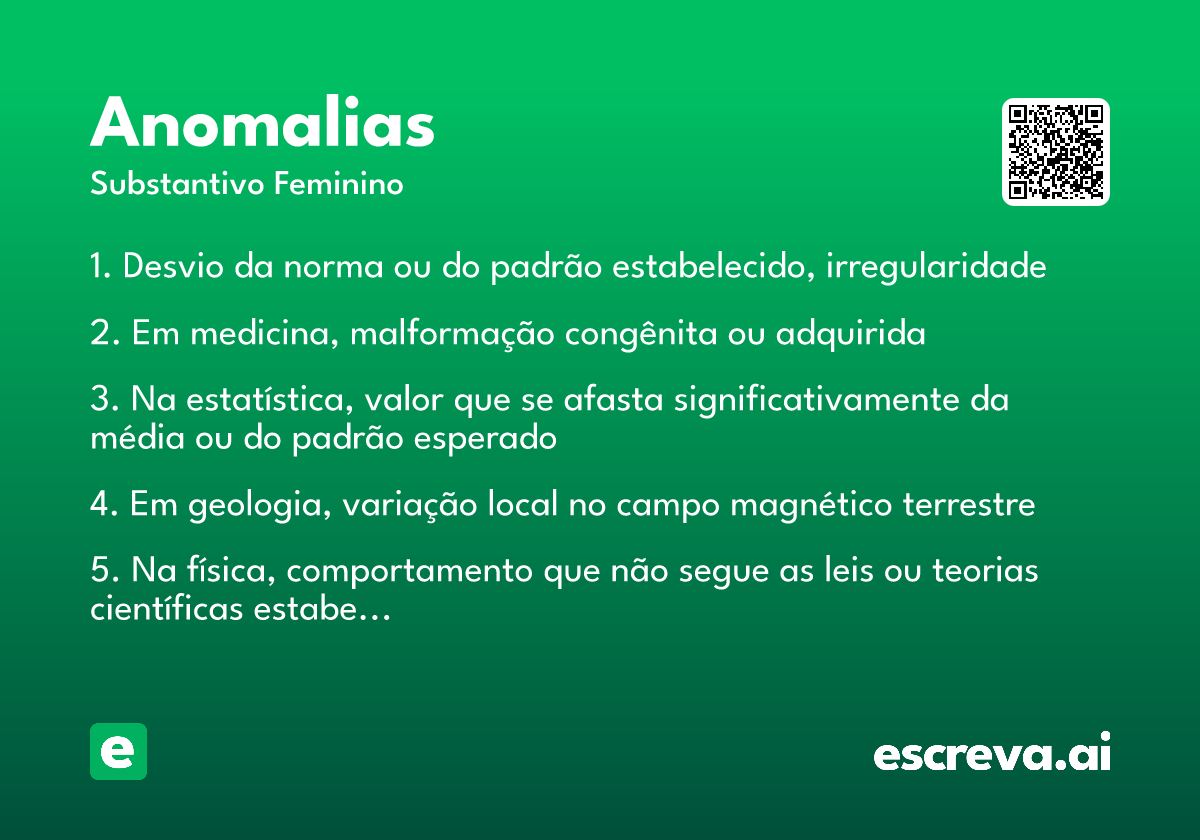 anomalias