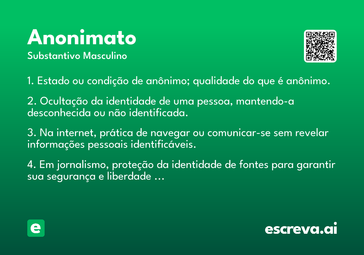 anonimato