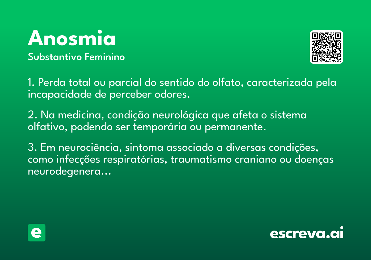 anosmia