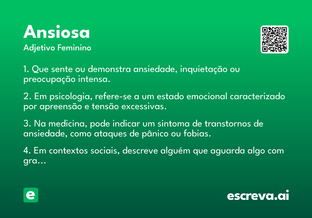 ansiosa