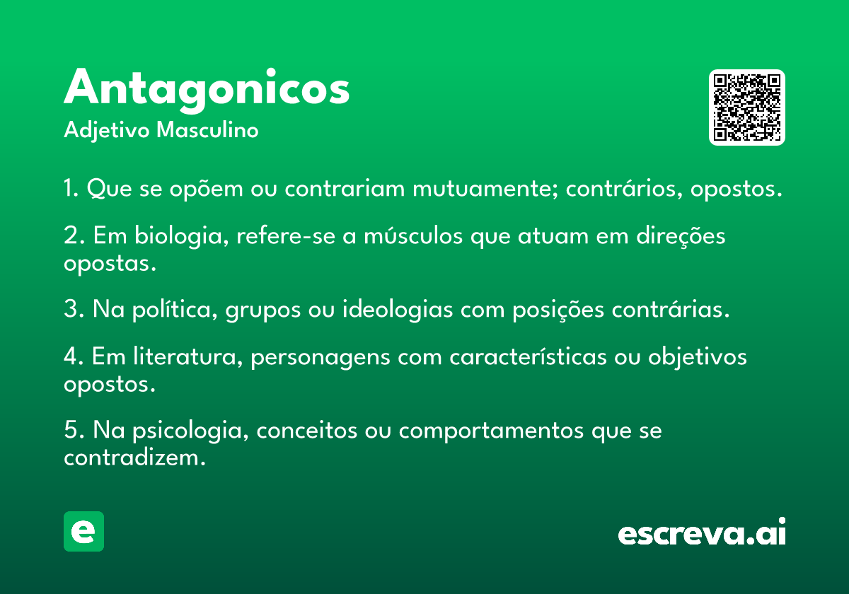 antagonicos