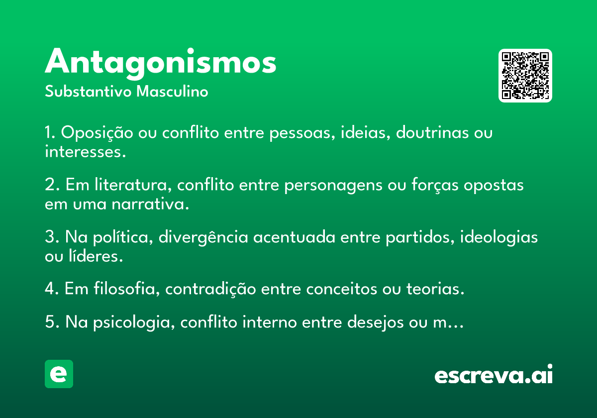 antagonismos