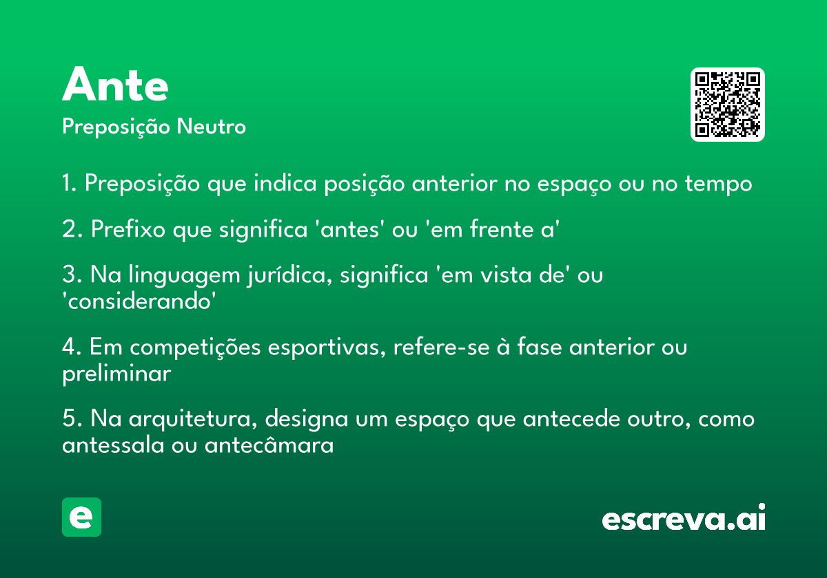 ante