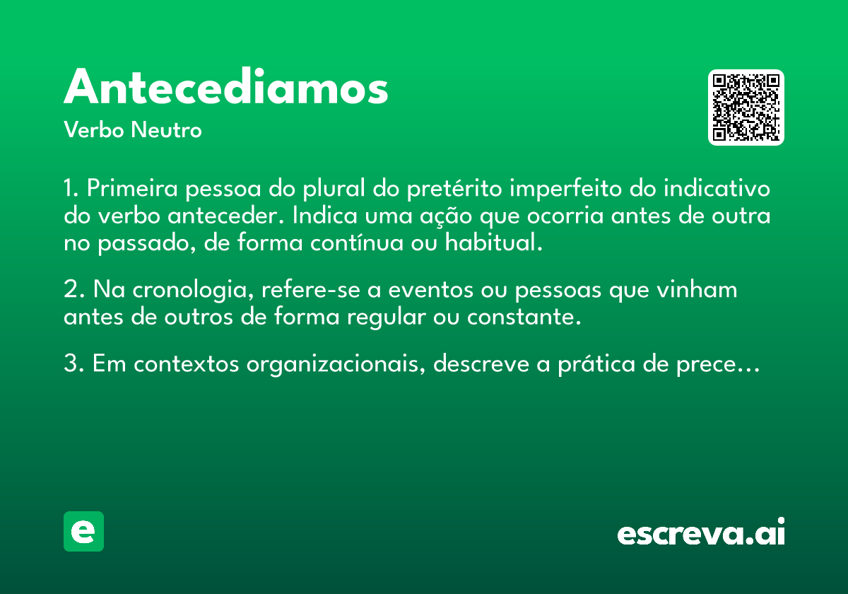 antecediamos