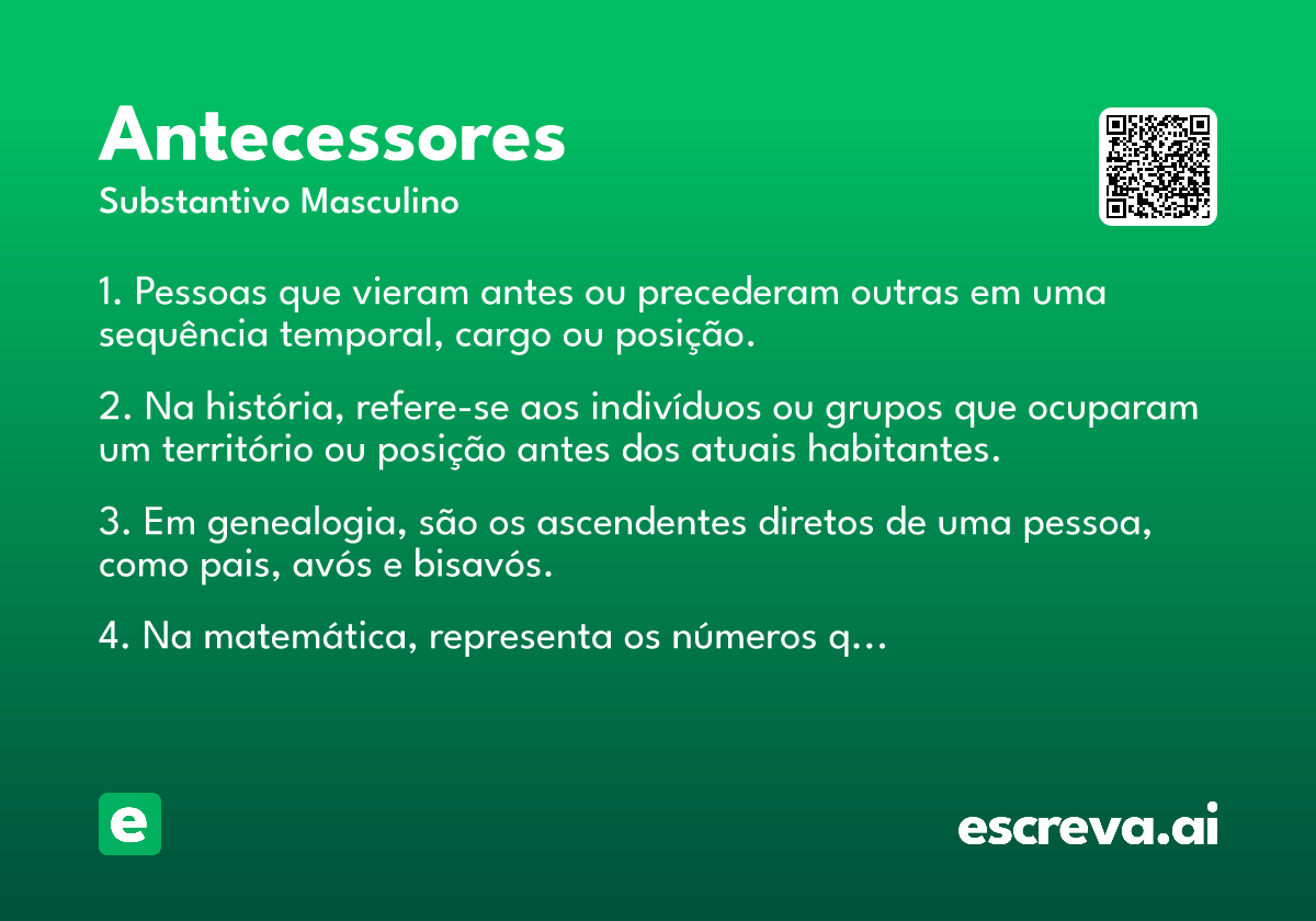 antecessores