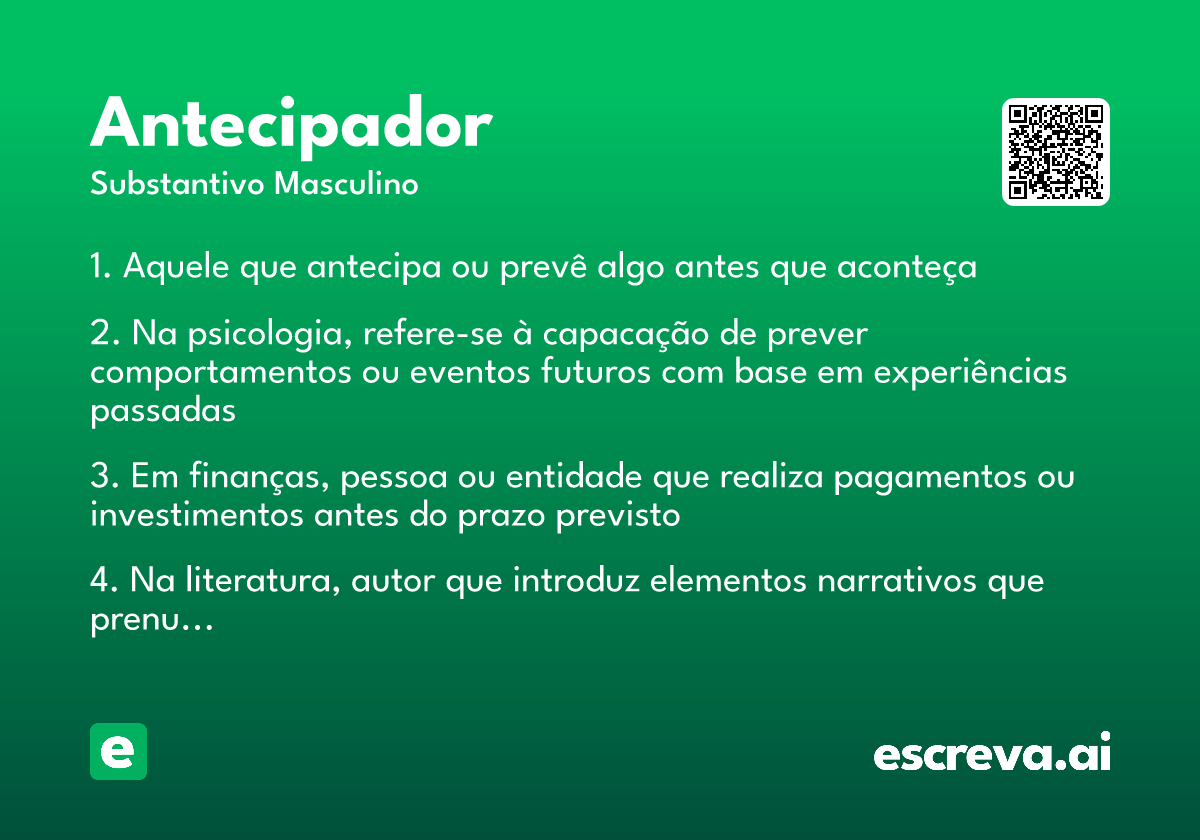 antecipador