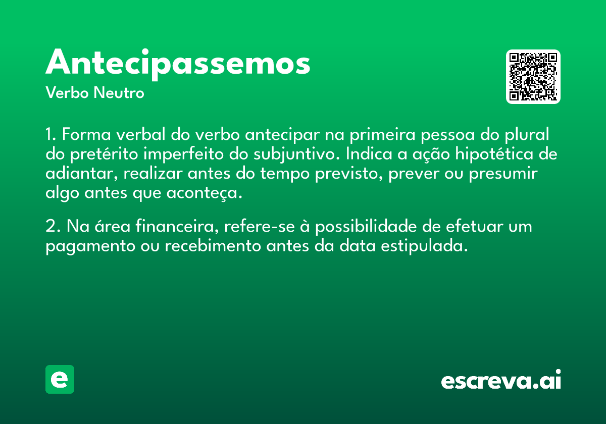 antecipassemos