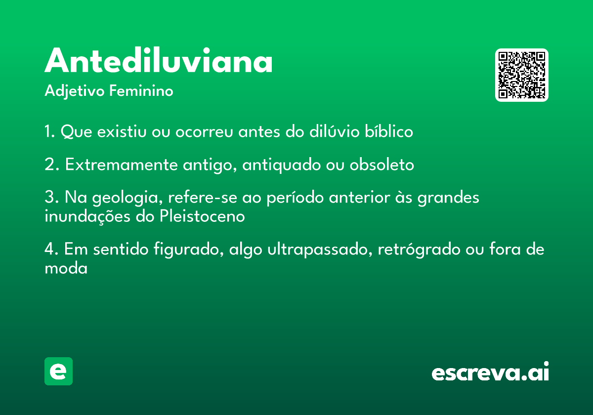 antediluviana