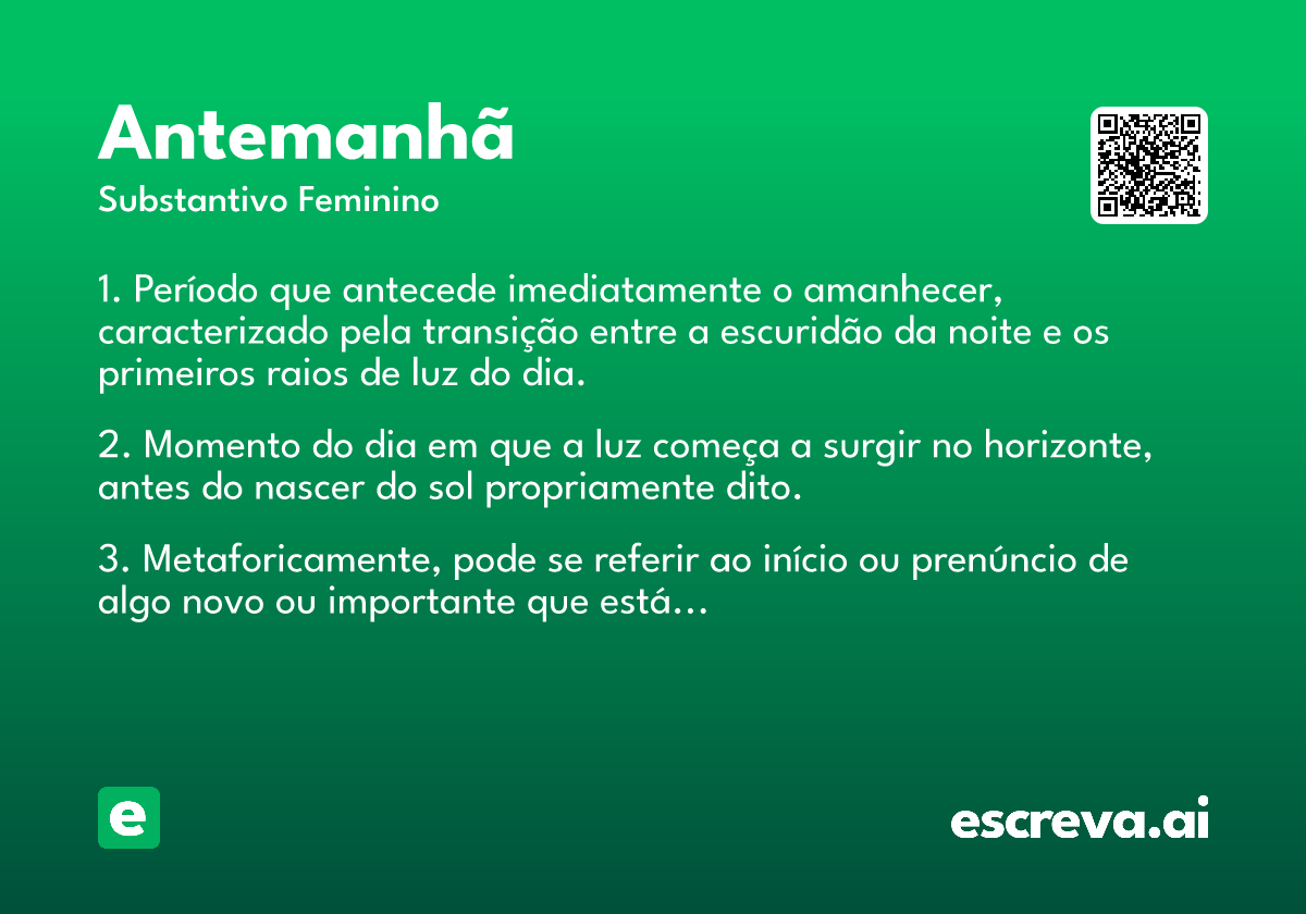 antemanhã