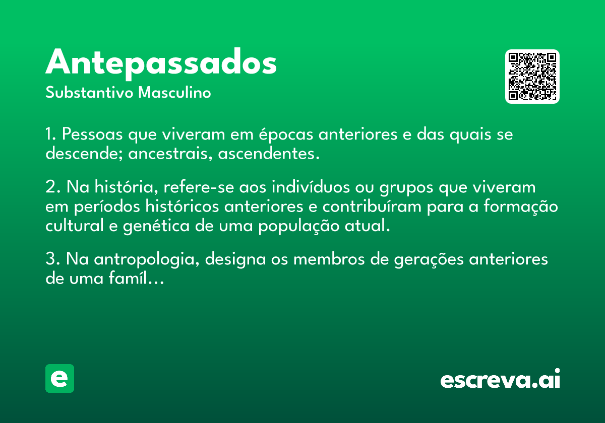 antepassados