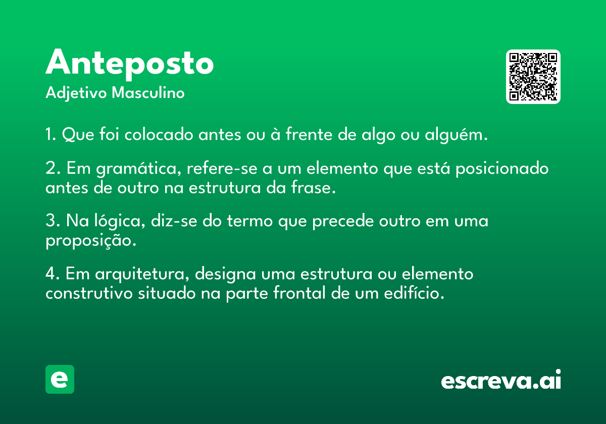 anteposto