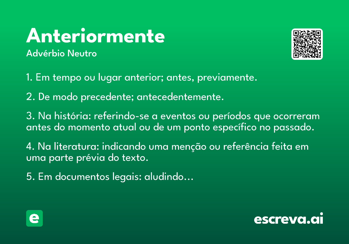 anteriormente