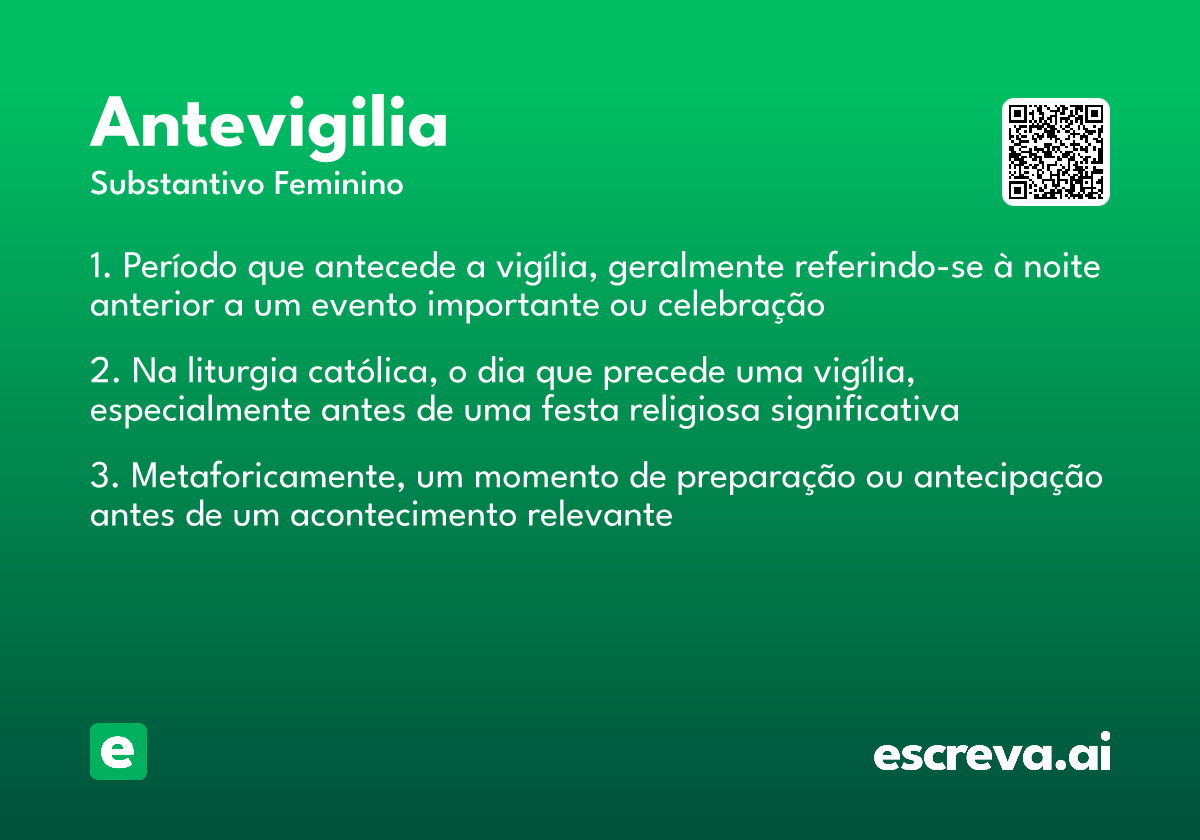 antevigilia