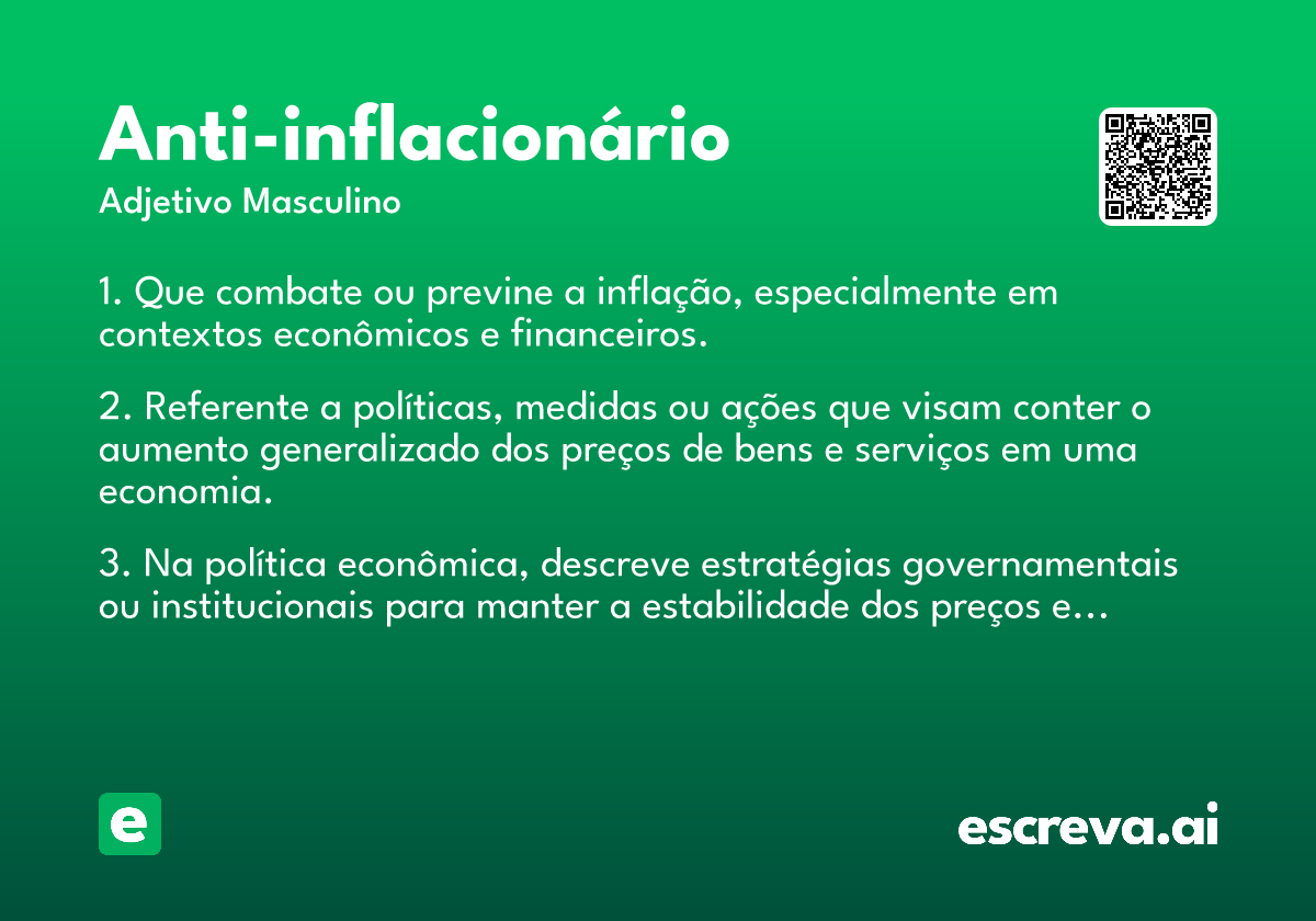 anti-inflacionário