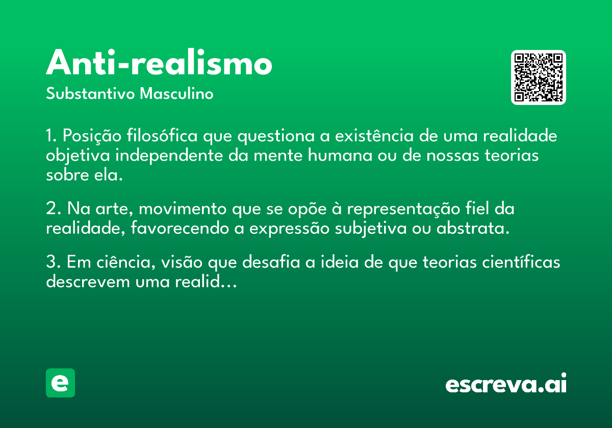 anti-realismo