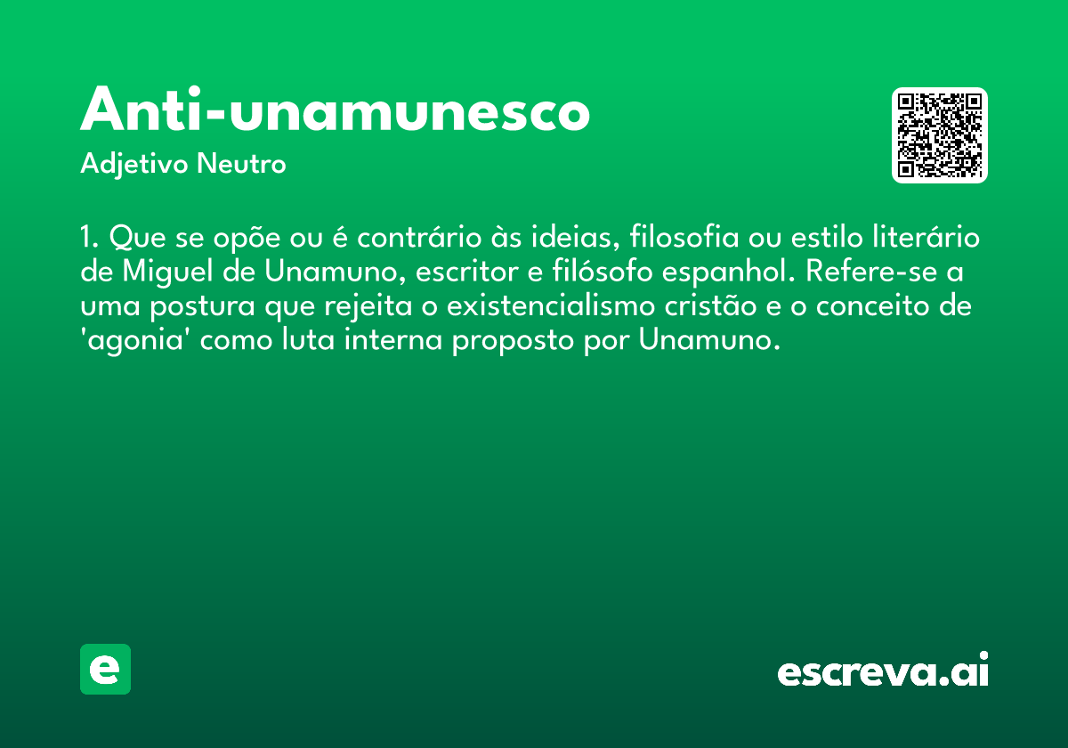 anti-unamunesco