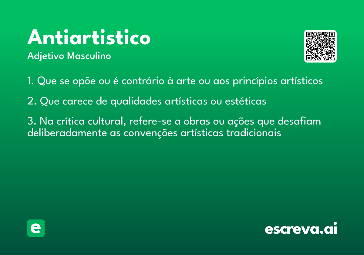 antiartistico