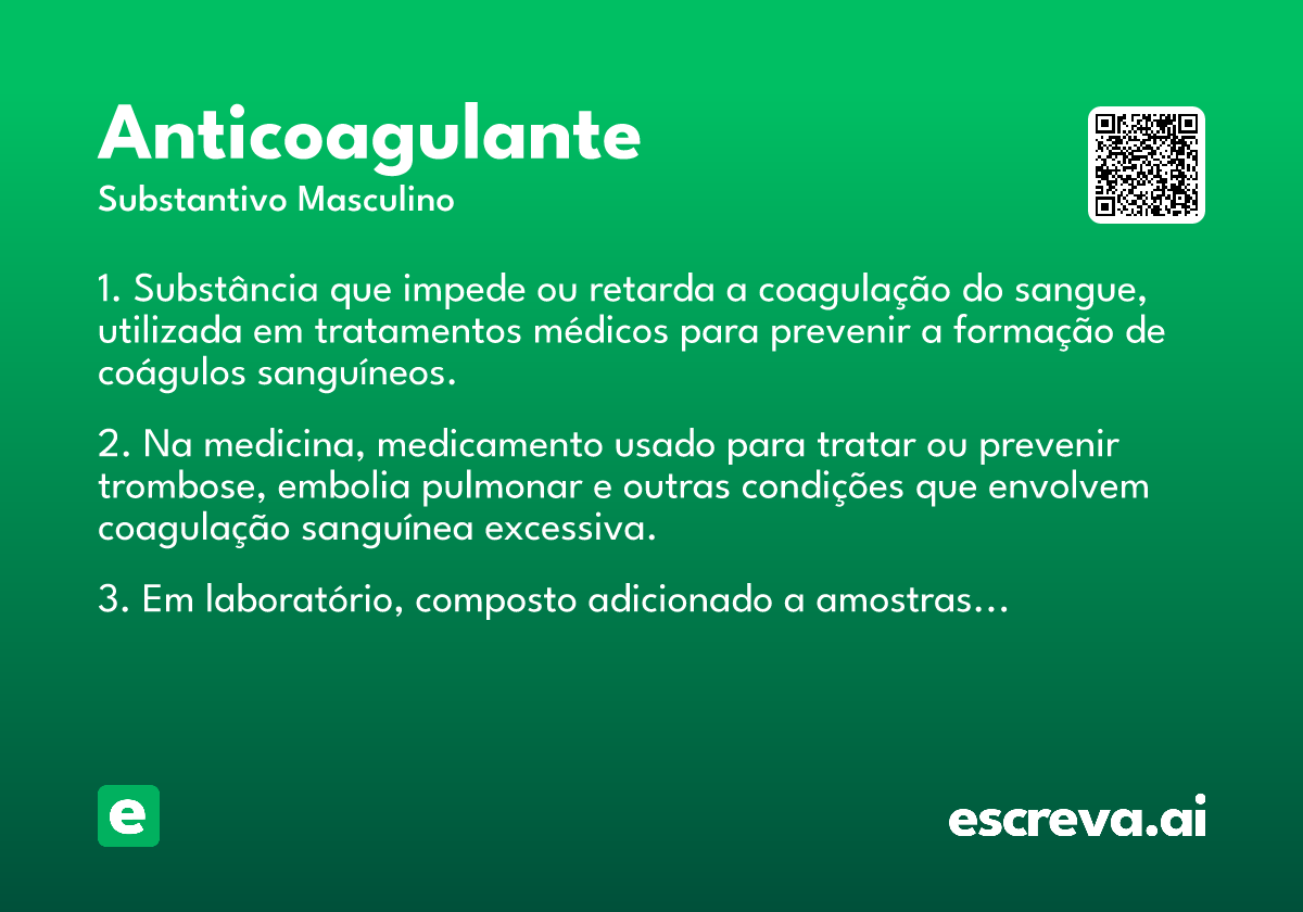anticoagulante