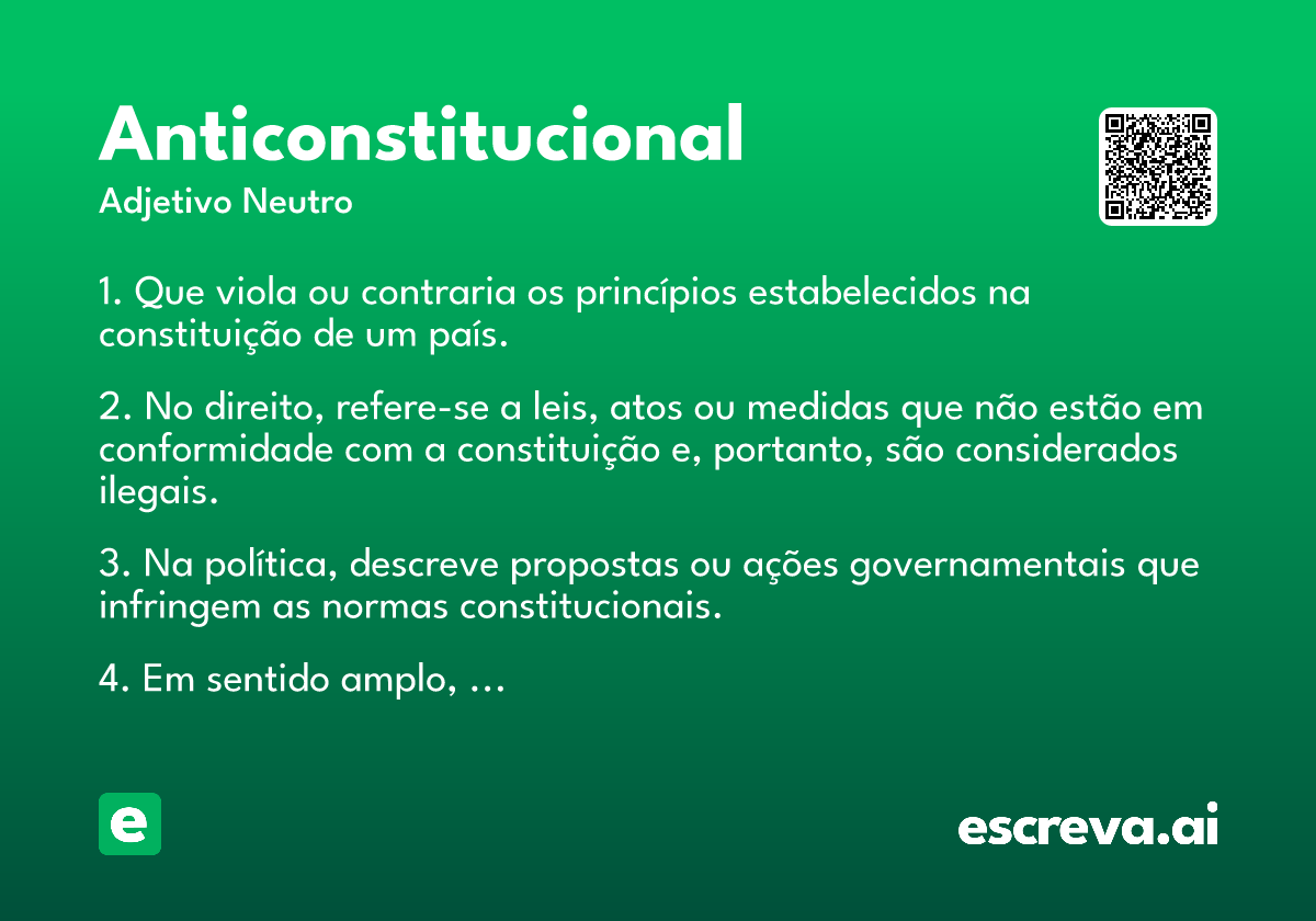 anticonstitucional
