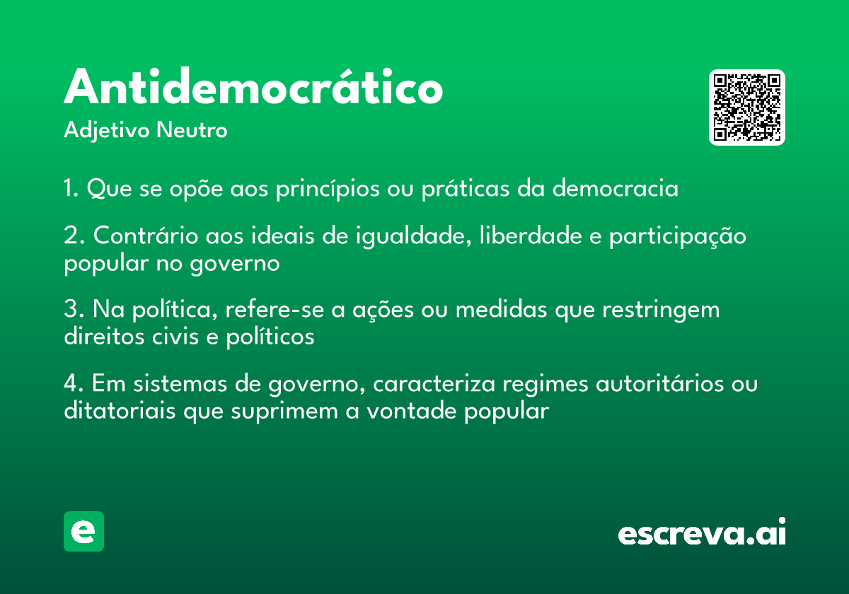 antidemocrático
