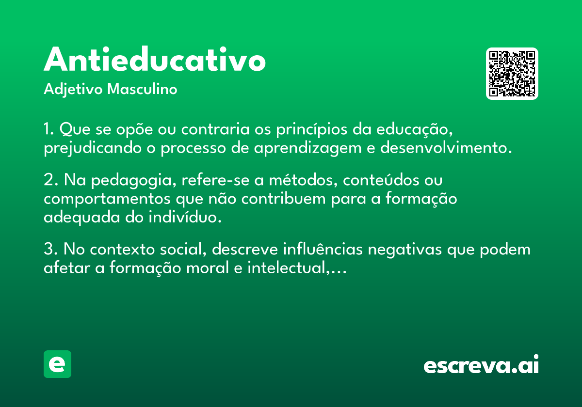 antieducativo