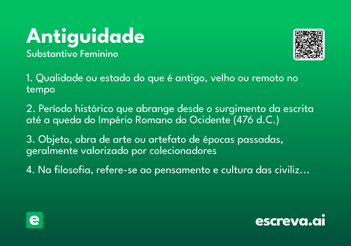 antiguidade