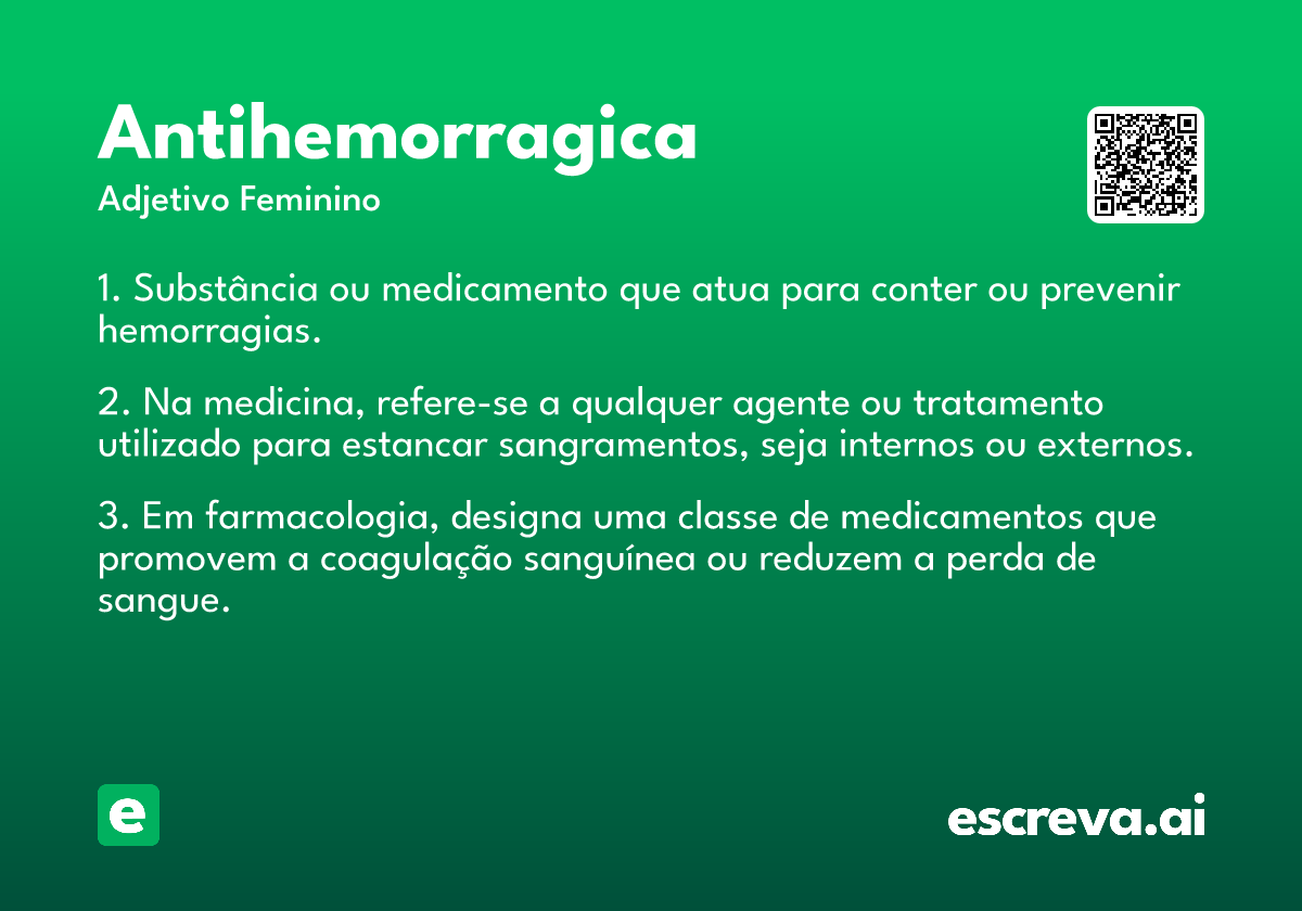 antihemorragica