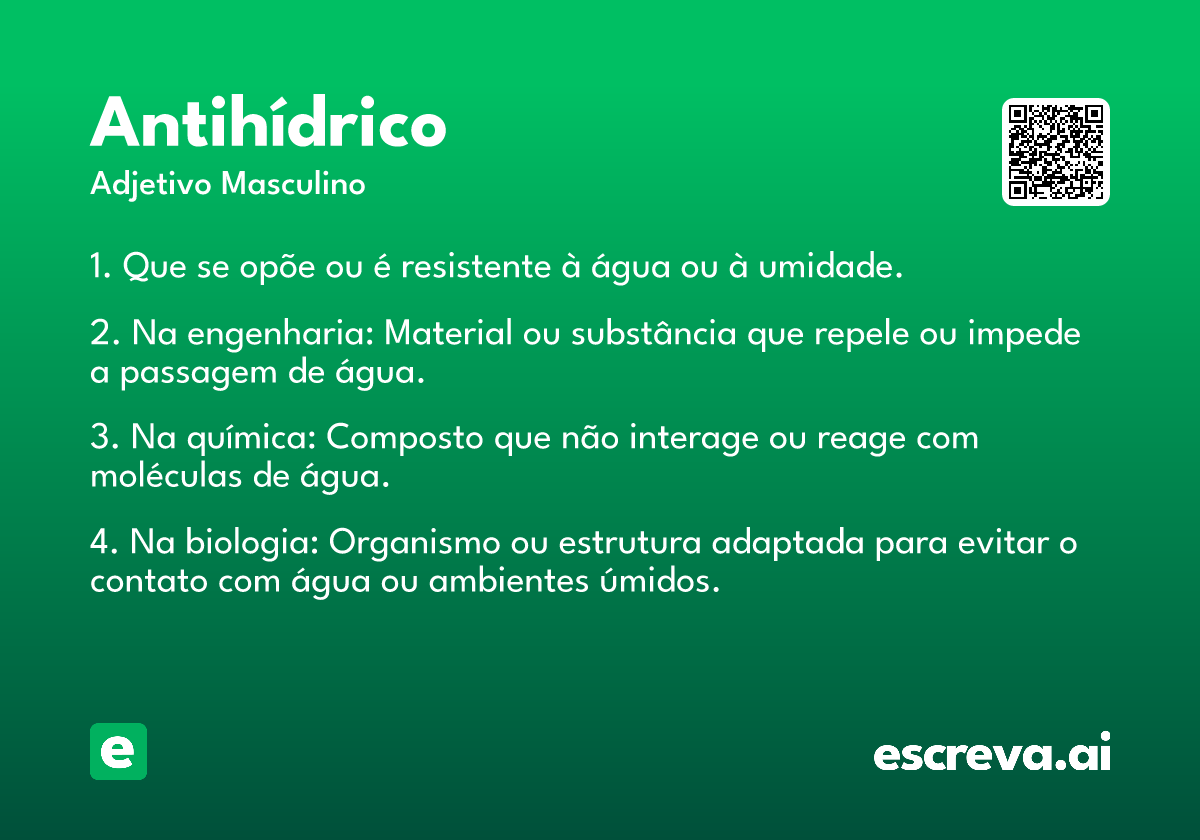 antihídrico