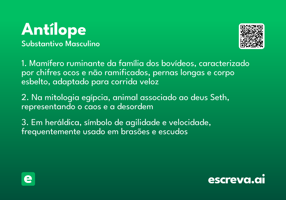 antílope