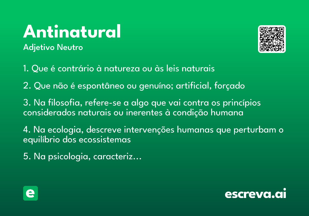 antinatural