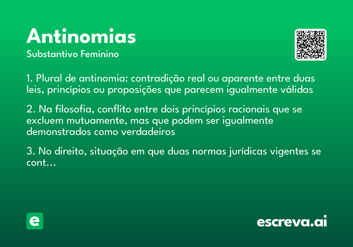 antinomias