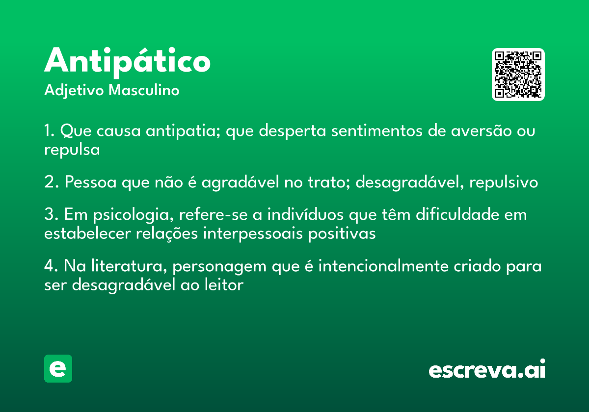 antipático