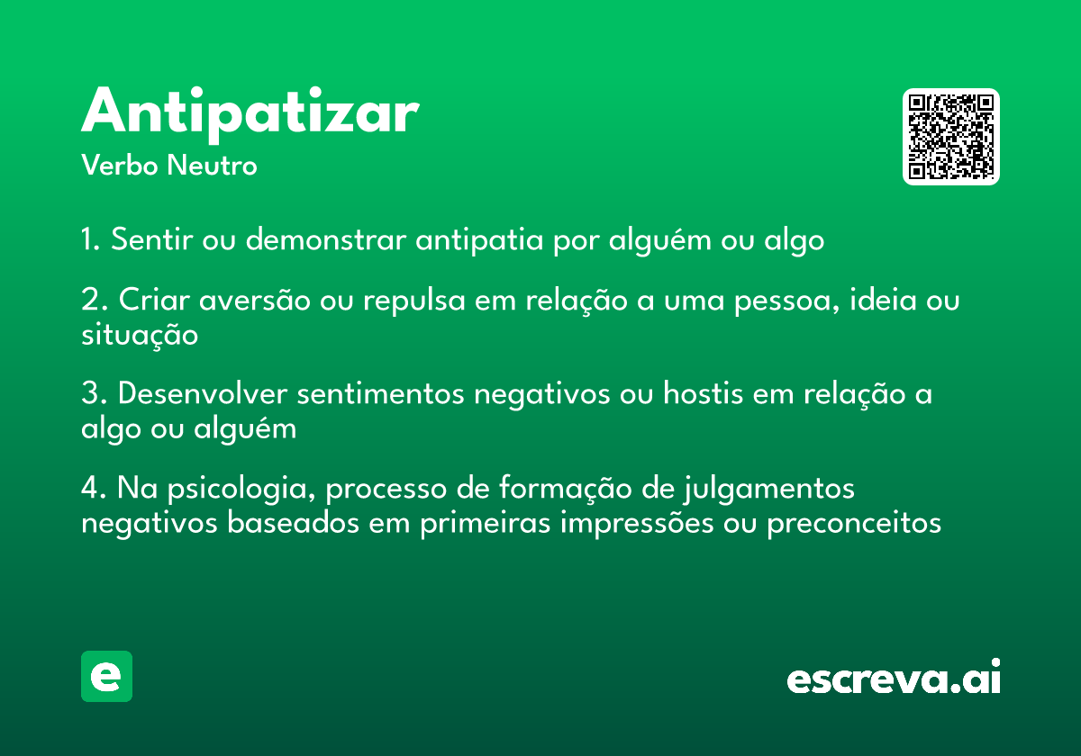 antipatizar