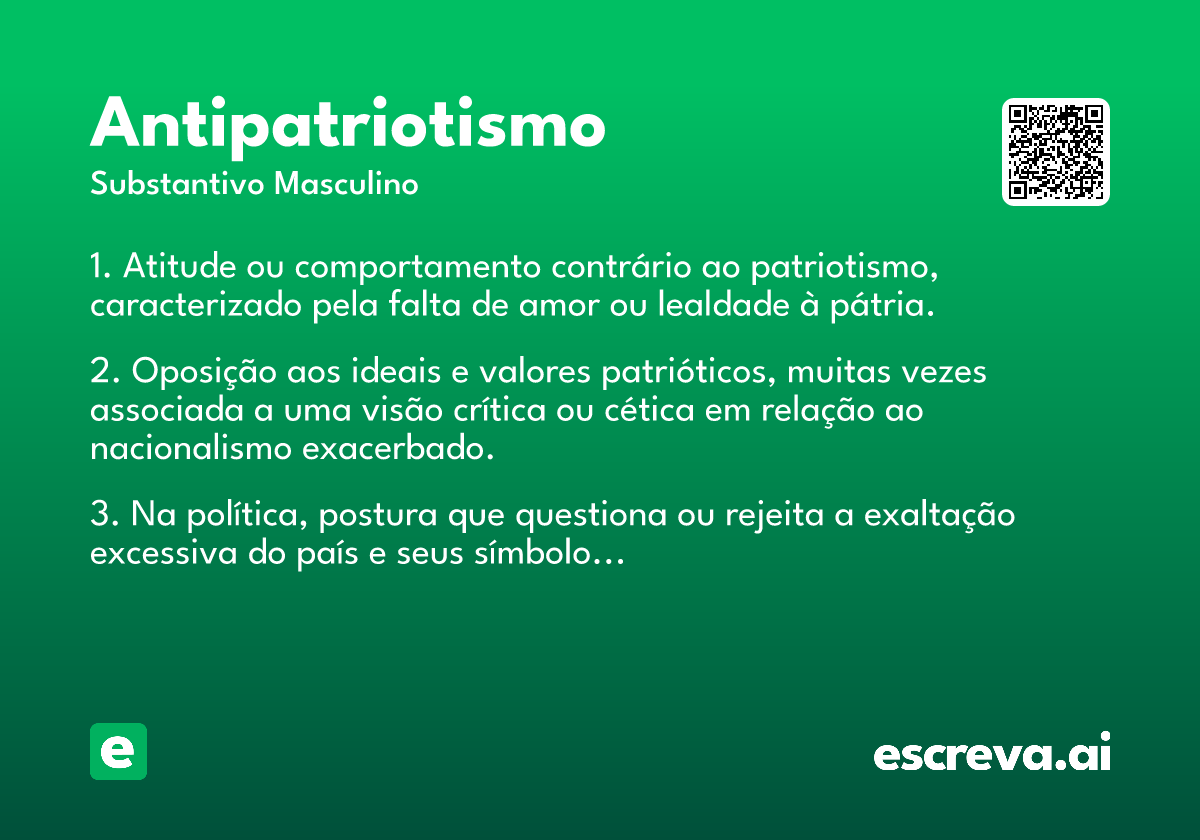 antipatriotismo