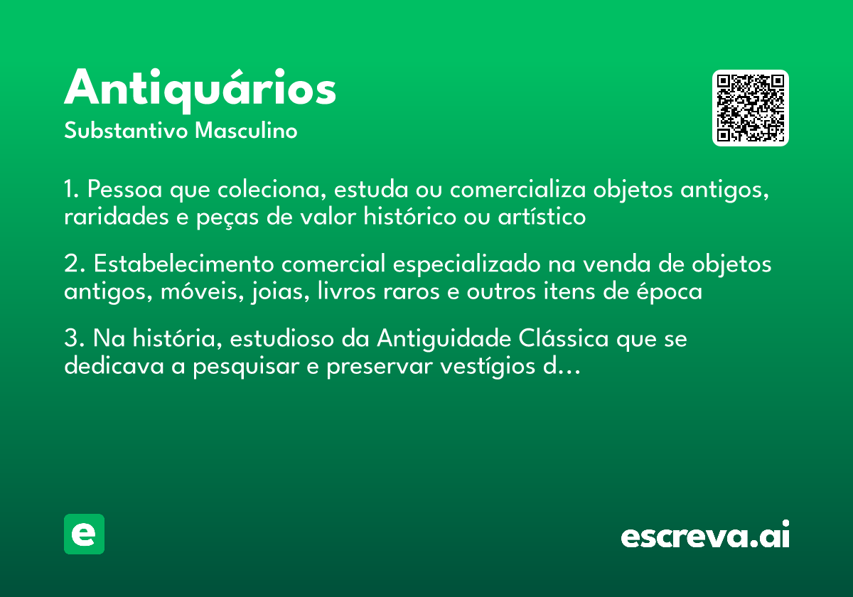 antiquários