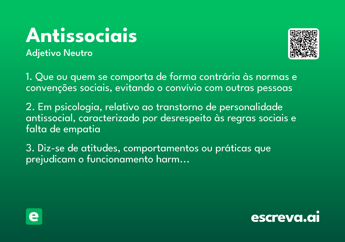 antissociais