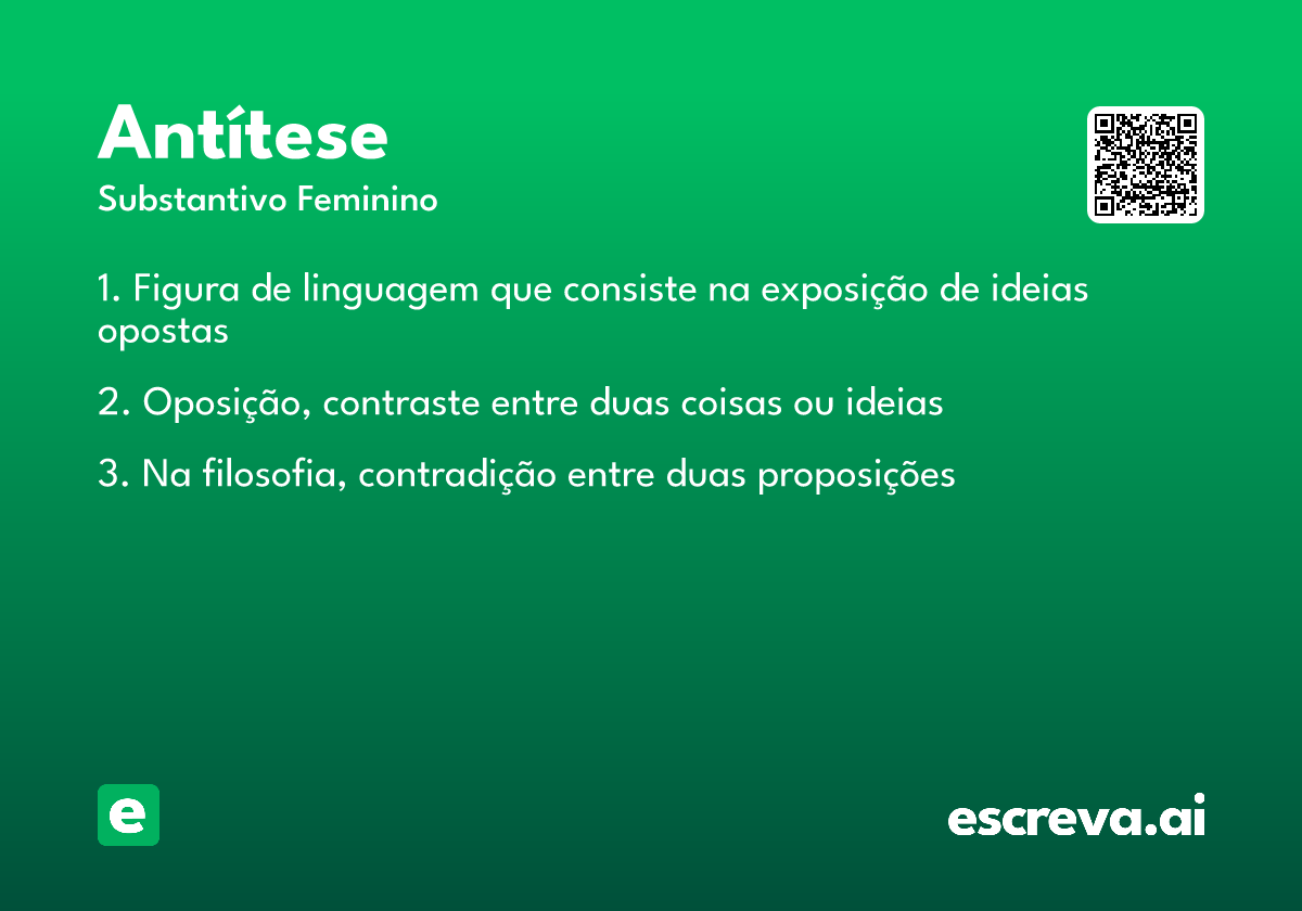 antítese