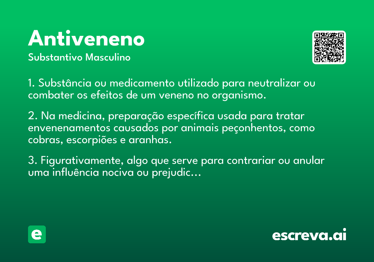 antiveneno