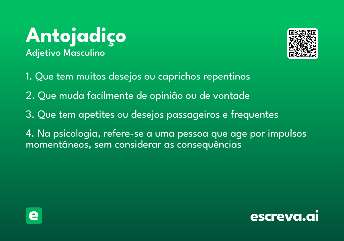 antojadiço