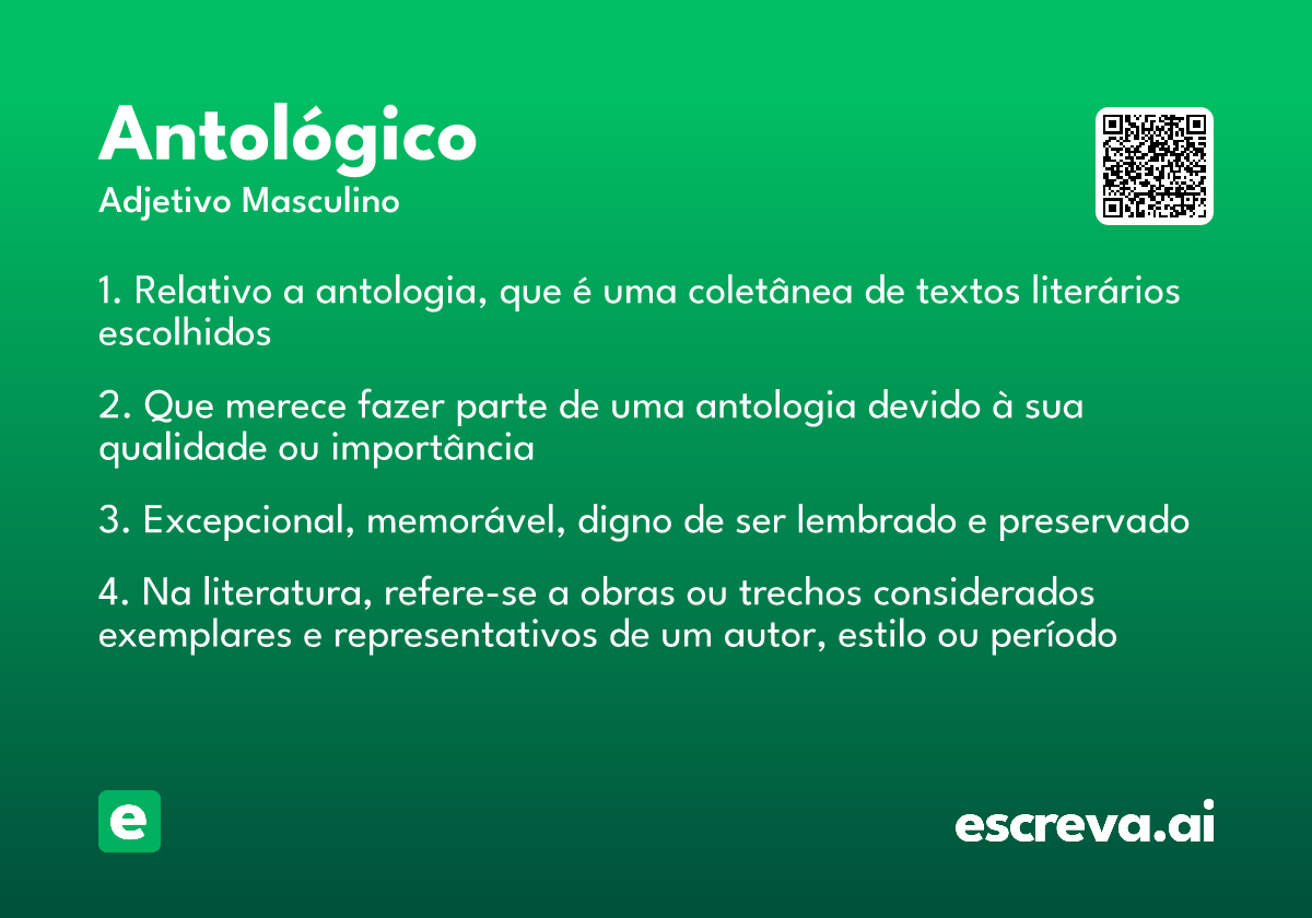antológico