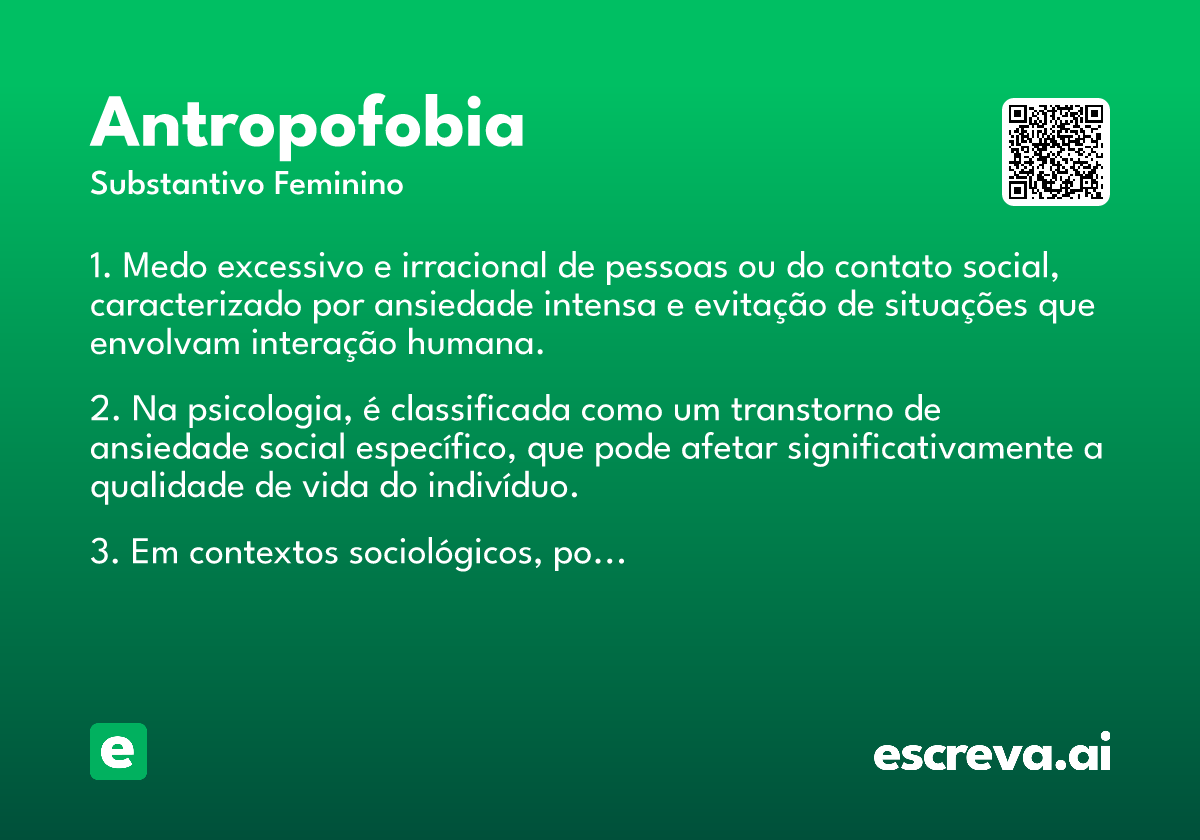 antropofobia