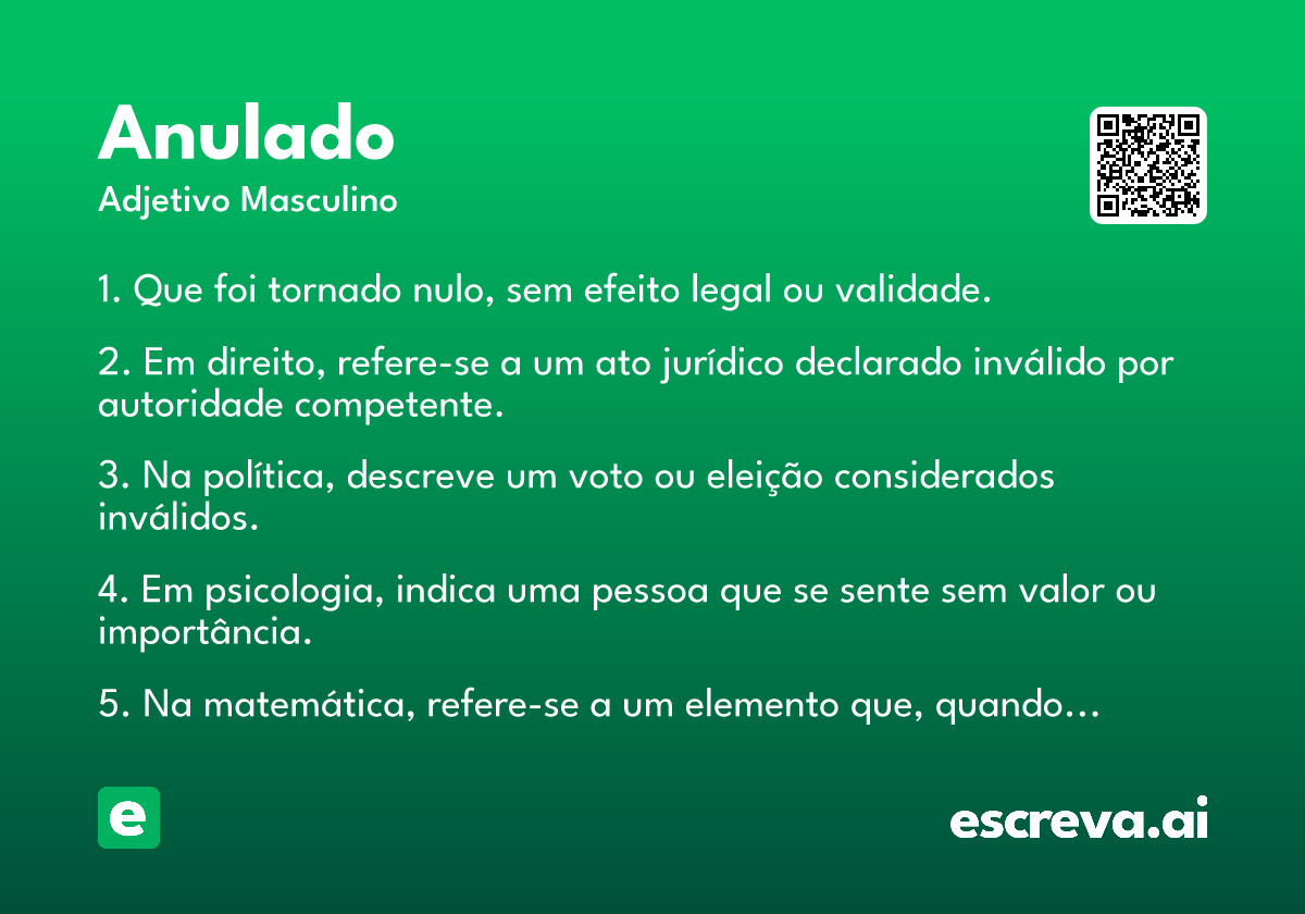 anulado