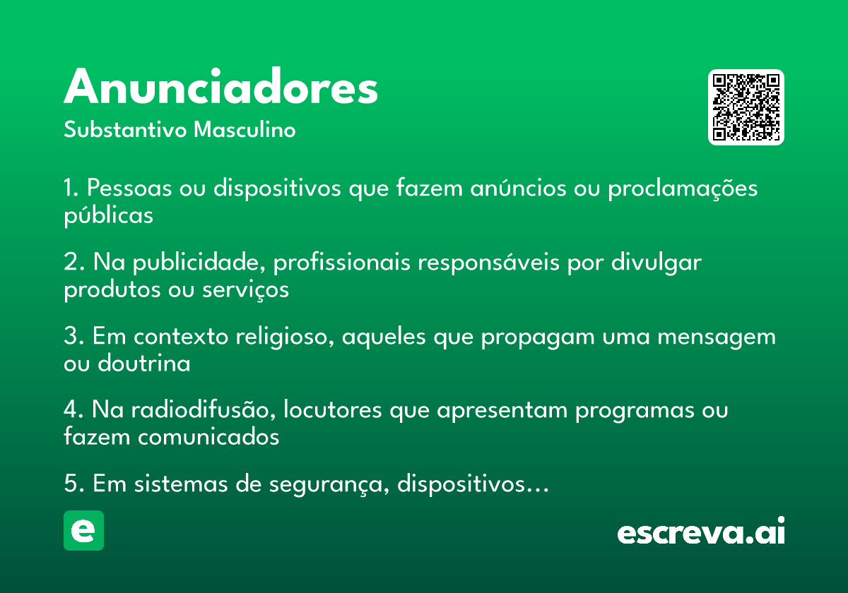 anunciadores