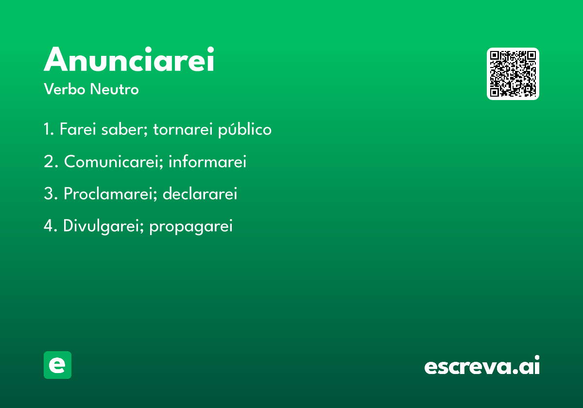 anunciarei