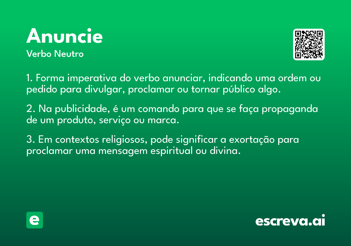 anuncie
